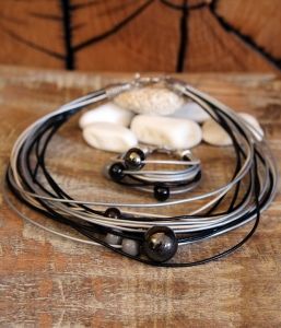 Black and grey