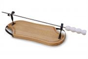 Farm-style spit for roasting meat