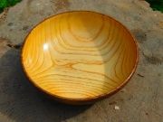 Hand-made wooden bowl 