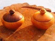 Hand-made wooden saltern
