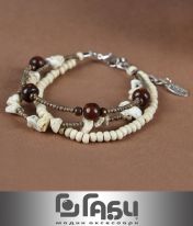  Bracelet - Jasper and wood