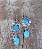  Author's earrings - Turquoise