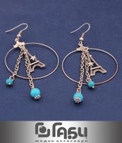 Attractive earrings - Eiffel Tower
