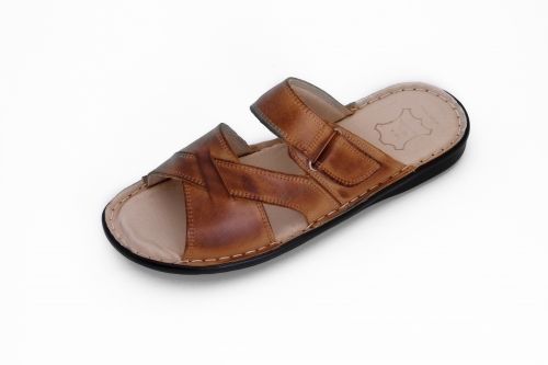 Men’s brown slippers
