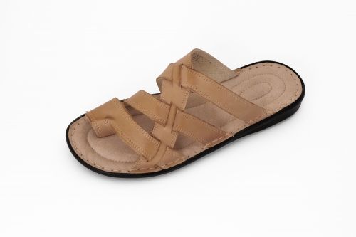 Men’s brown slippers