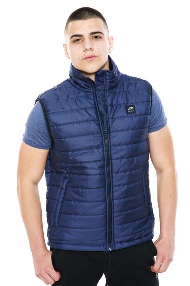 Тъмносин мъжки елек