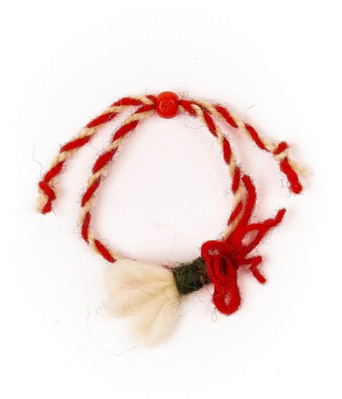 Мартеница ръчно изработена за ръка - Кокиче