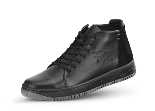 MEN'S SNEAKERS IN WHITE AND BLACK COLOR