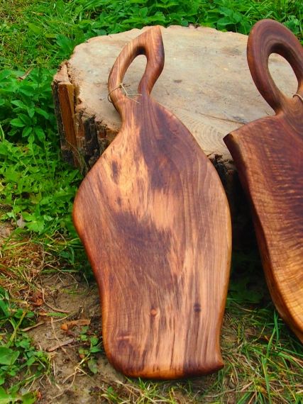 Hand-made wooden tray