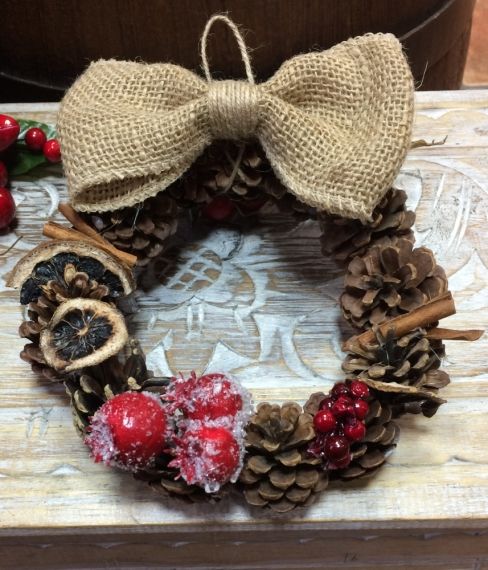 “Big Ribbon” –  Christmas wreath