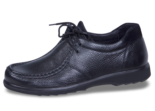 BLACK MEN'S LOAFERS WITH SHOELACES