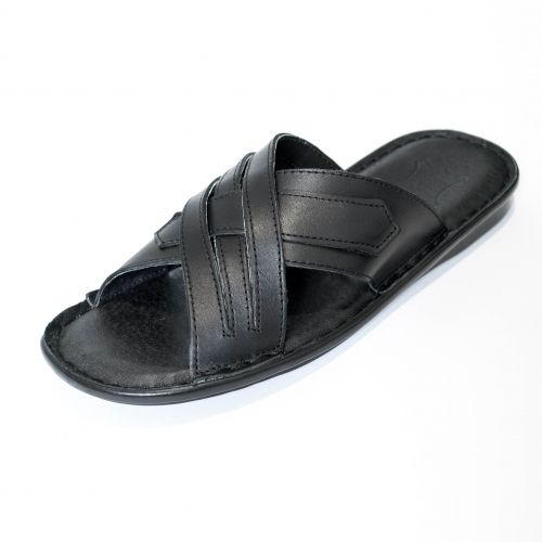 Men’s genuine leather slippers