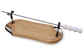 Farm-style spit for roasting meat