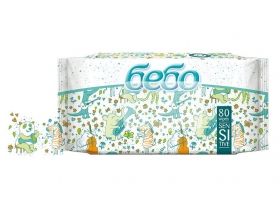 Wet wipes Sensitive - bebo - 80 pcs. with Innovative Cap