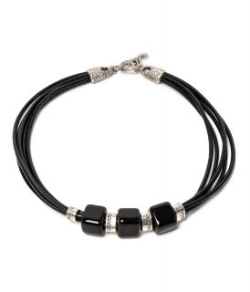 Beautiful necklace with ceramic cubes