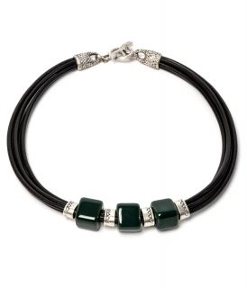 Beautiful necklace with ceramic cubes