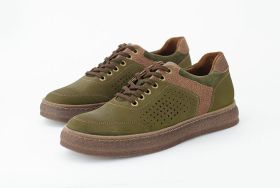 DARK GRAY SPORTS SHOES FOR MEN WITH WHITE ELEMENTS