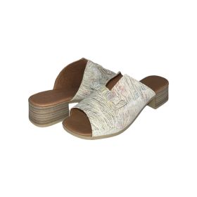 Дамски чехли с флорален десен