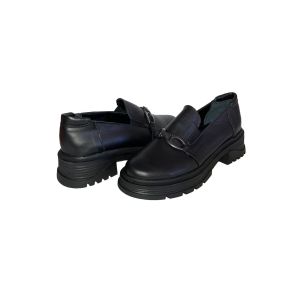 Дамски мокасини в черен цвят