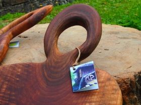 Hand-made wooden tray