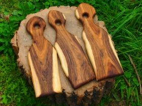 Hand-made wooden cutting board