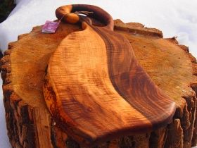 Hand-made wooden tray