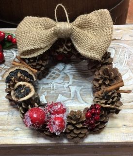“Big Ribbon” –  Christmas wreath