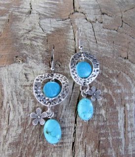  Author's earrings - Turquoise