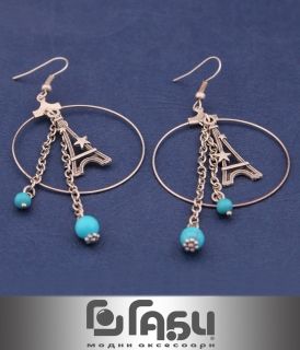 Attractive earrings - Eiffel Tower