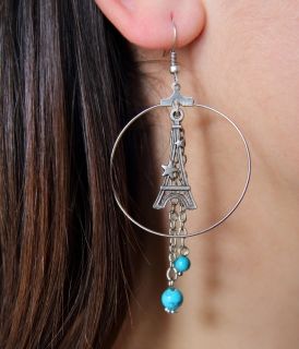 Attractive earrings - Eiffel Tower
