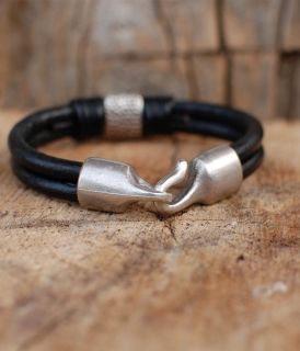 Bracelet of genuine leather