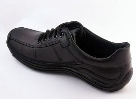 Men’s practical black genuine leather shoes
