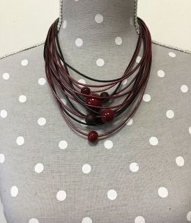 Hand-made multi-rows necklace