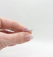 Обеци с аметист