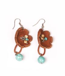 Обеци от кожа - Bloom