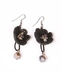 Обеци от кожа - Bloom Agate