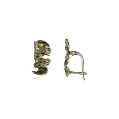 Сребърни обеци