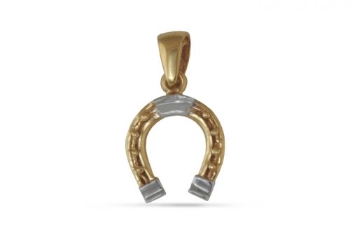 Златен медальон - Подкова