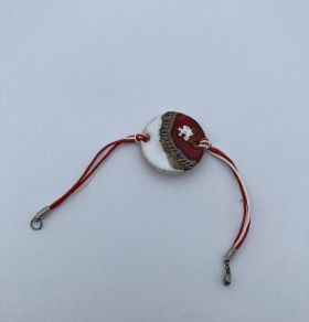 Hand-made woollen martenitsa