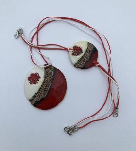 Hand-made woollen martenitsa