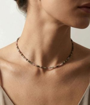  Long metal earrings - Circles