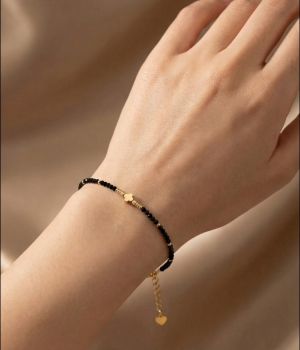 Leather pendant with handcuffs for gentlemen