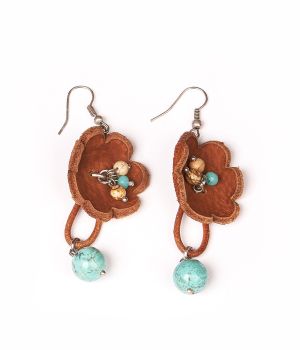 Обеци от кожа - Bloom