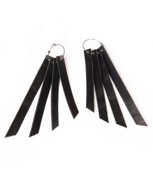 Обеци от кожа Maya