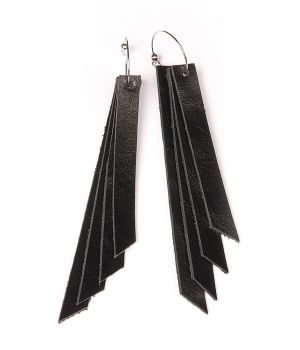 Обеци от кожа Maya